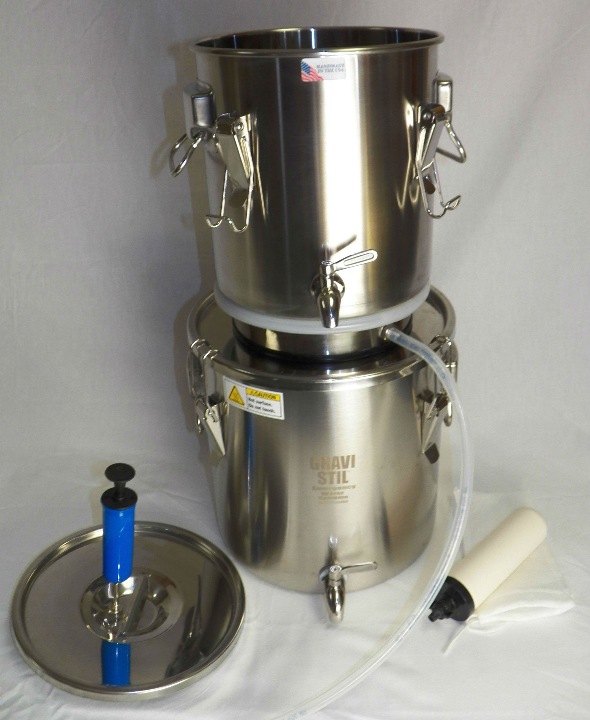GRAVISTIL ™ Emergency Survival Water Distiller, Desalinator and